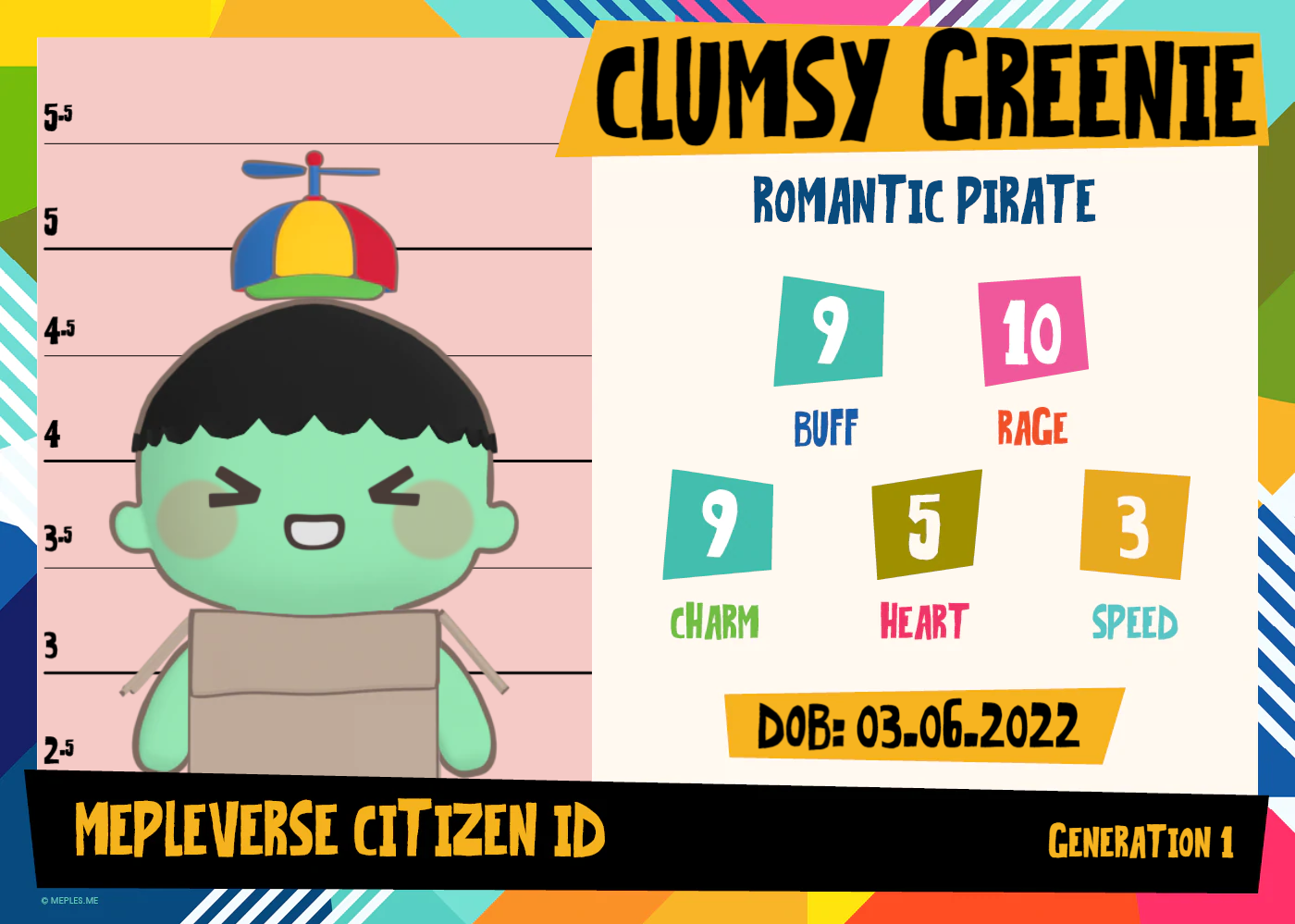 CLUMSY GREENIE